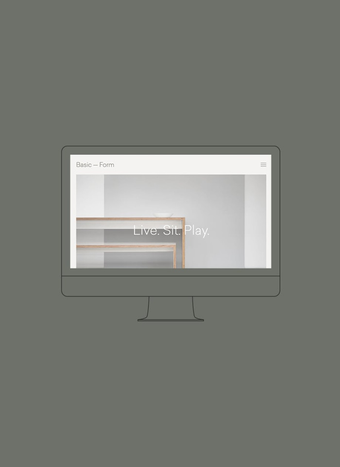 Basic Form Moebeldesign Webdesign Responsive